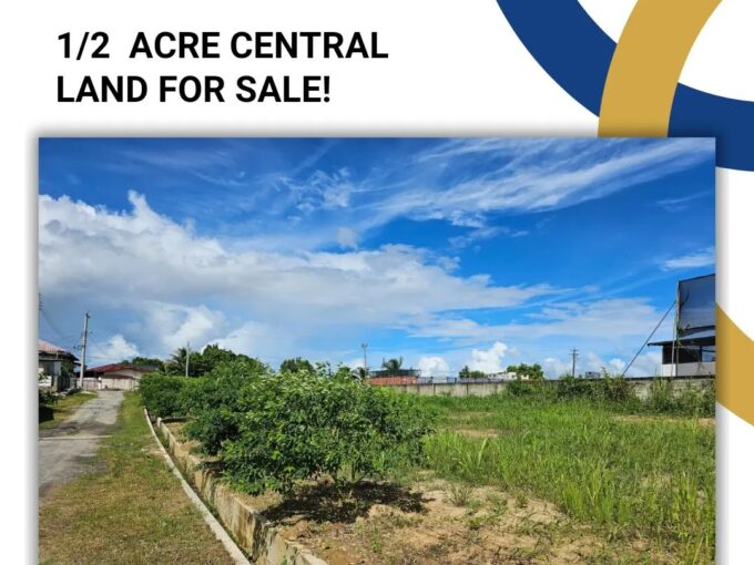 1/2 ACRE CENTRAL LAND FOR SALE-$2.6M