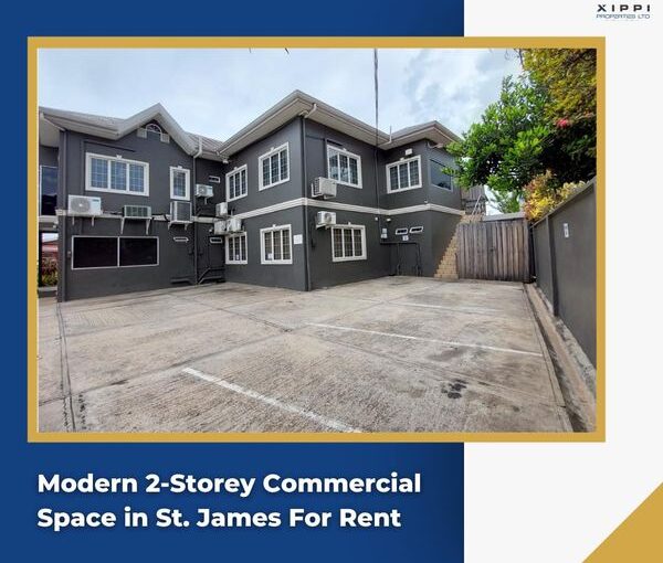 Modern 2-Storey Commercial Space in St. James For Rent-$16K PER MONTH