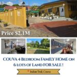COUVA 4 Bedroom FAMILY HOME on 6 lots of Land FOR SALE!