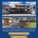 PRIME, HIGH VALUE, COMMERCIAL BUILDING WE JUST LISTED IN TUNAPUNA FOR SALE