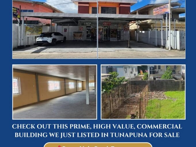 PRIME, HIGH VALUE, COMMERCIAL BUILDING WE JUST LISTED IN TUNAPUNA FOR SALE